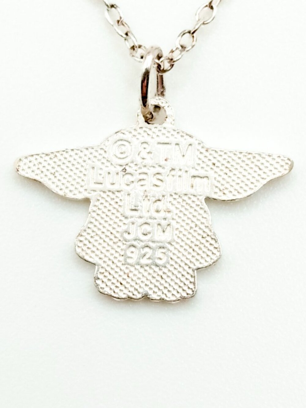 925 Sterling Silver Grogu Star Wars Pendant Necklace Disney Lucas Films Ltd. - Picture 12 of 13